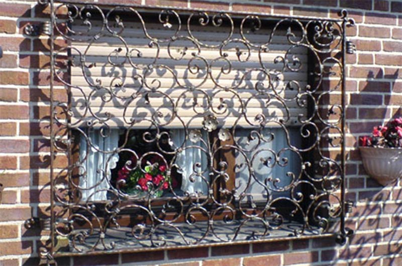 Fenstergitter Schmiedeeisen von Heselhaus Borken Oeding